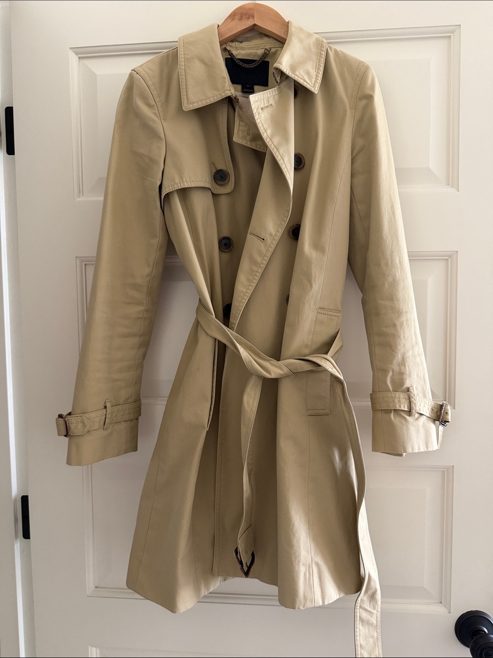 J. Crew Collection Vintage Beige Trench Coat with Belt